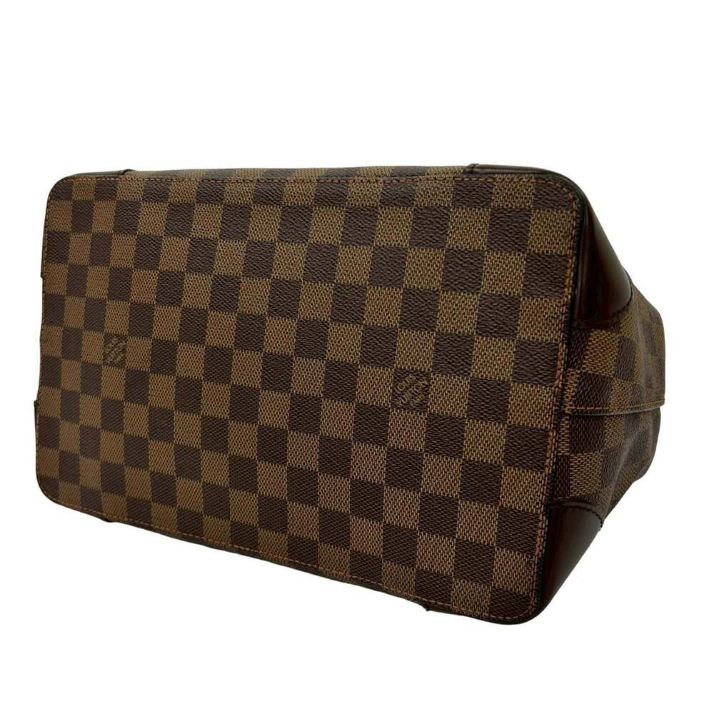 LOUIS VUITTON Brown Damier Leather Tote Bag - Picture 8 of 10